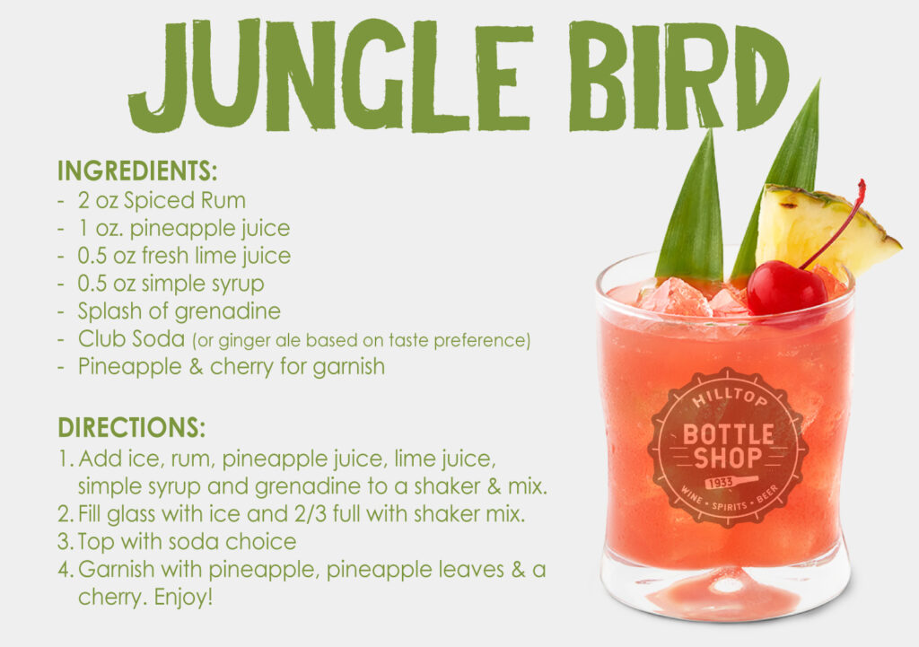 jungle bird alcohol clovis new mexico cocktail recipe